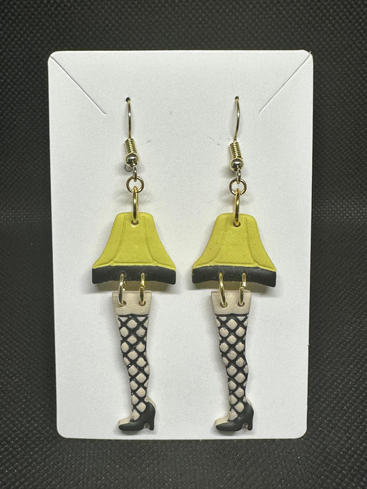 “Christmas Story” Leg Lamp Earrings