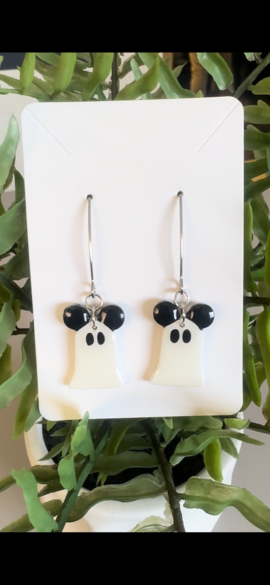 “Mickey Ghost” Earrings