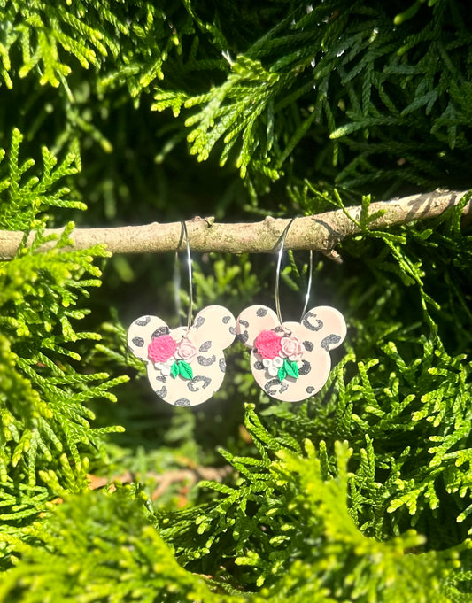 “Safari Mickey” Dangle Earrings