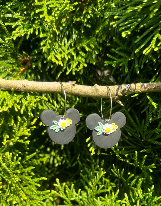 “Hawaiian Mickey” Dangle Earrings